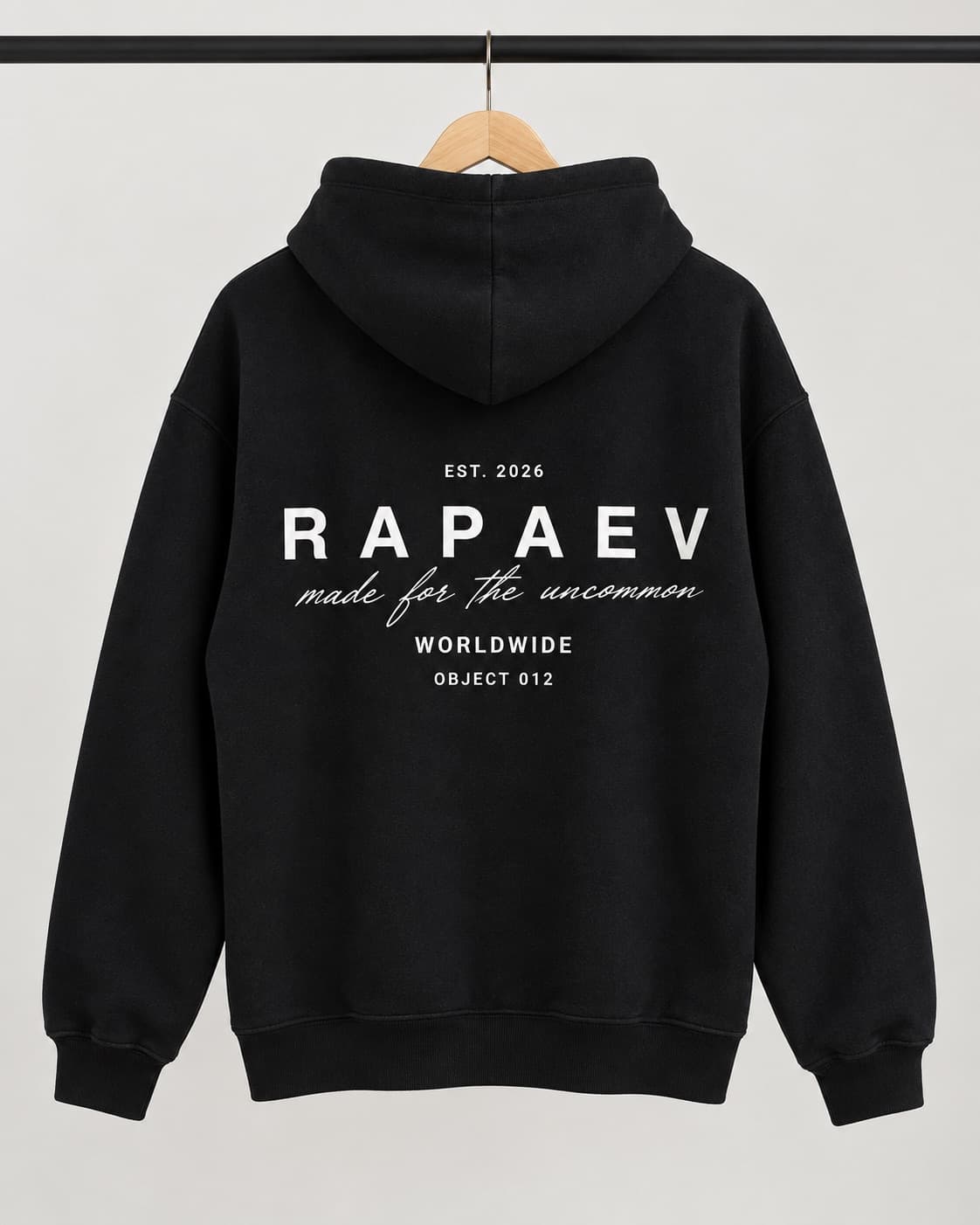 Object 012 Hoodie — Black