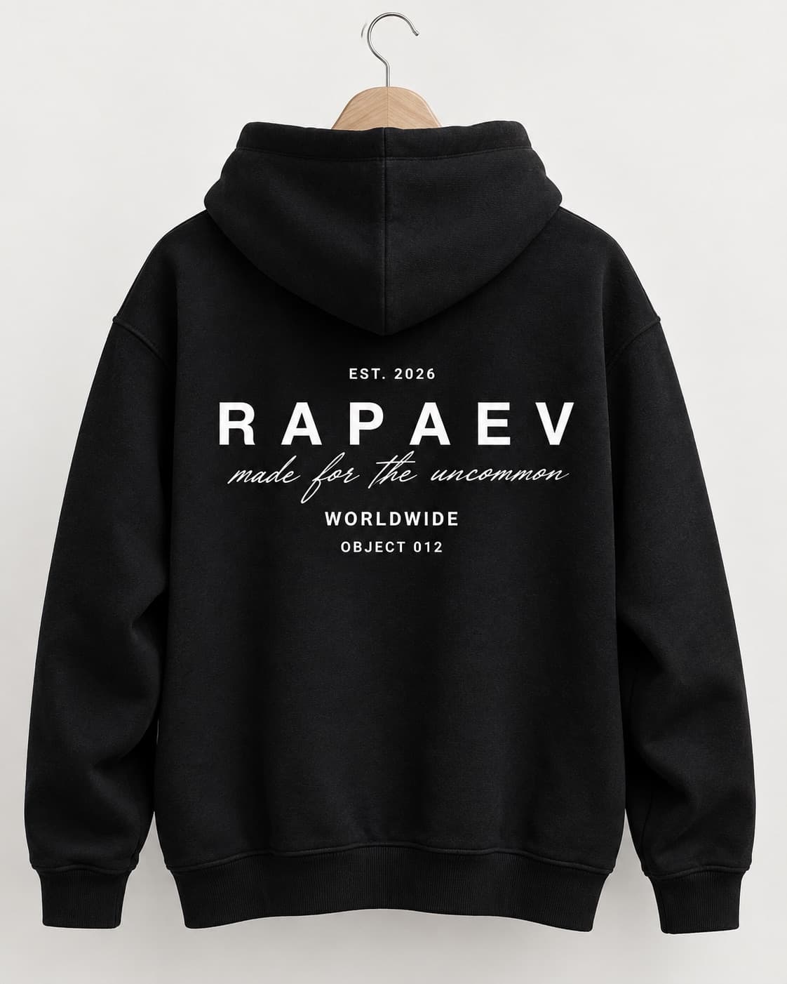 Object 012 Hoodie — Black