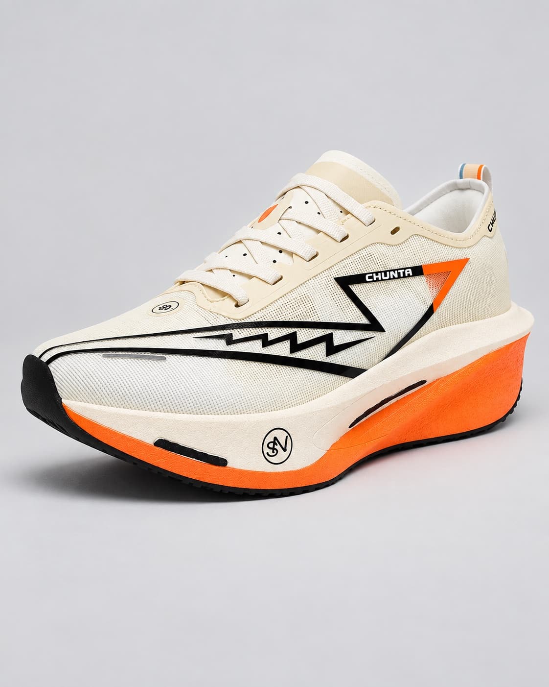 Cream / orange